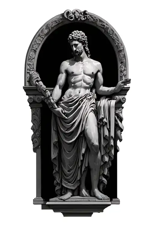 Ancient Statue Full Body