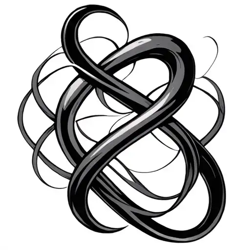 Infinity Symbol Intertwined