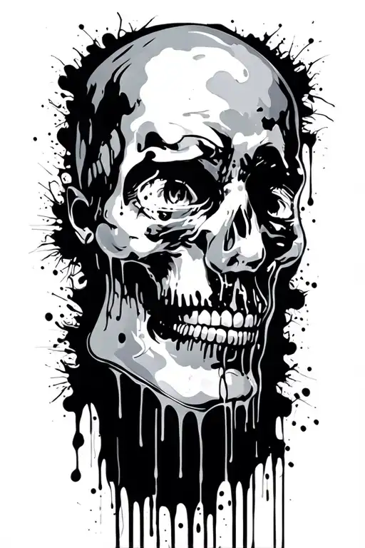 937 In Graffiti Drip Art