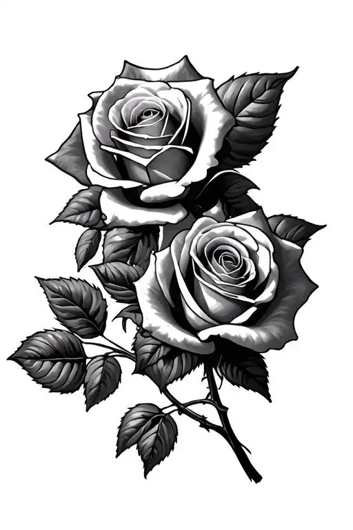 Kg With Roses Intertwined Symbolizing Their Name