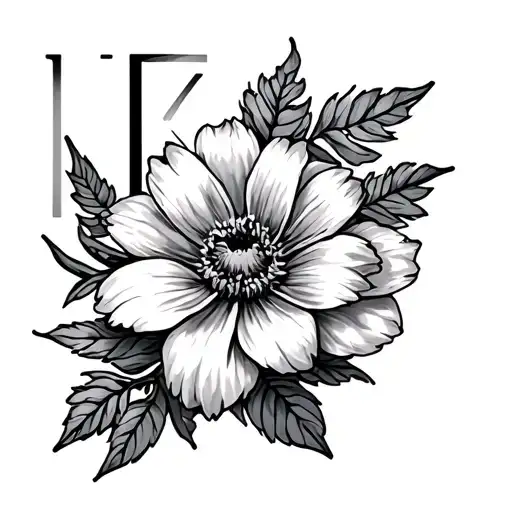 November 22Nd Birthday Flower With The Letter K