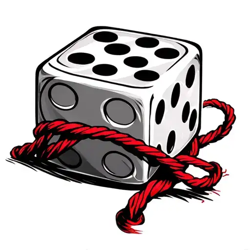 Dice With A Red Thread