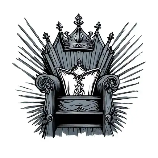 The Show Must Go On Throne With Crown