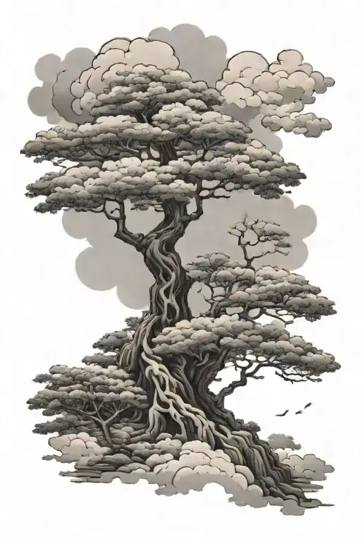 Japanese Tree Clouds