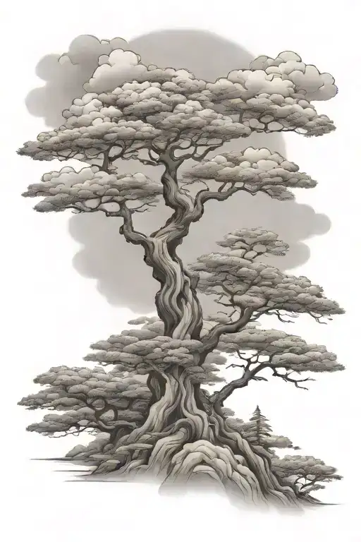 Japanese Tree Clouds