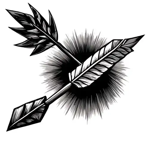 Indian Arrow Pointing To The Sky