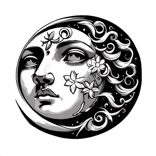 Greek Style Moon