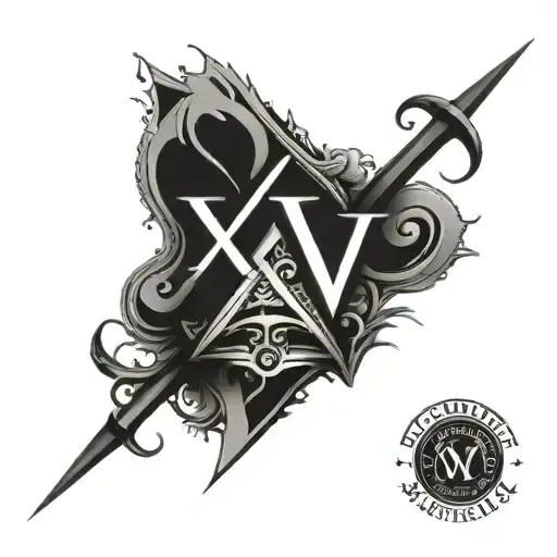 Creative Forearm Tattoo That Says Xxv V Mmvi