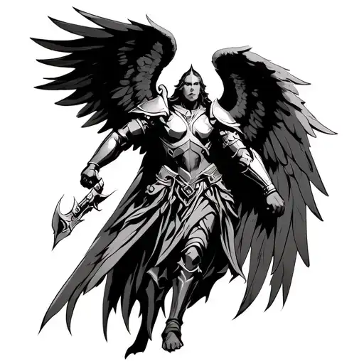 Archangel Tyreal Armored Warrior Angel