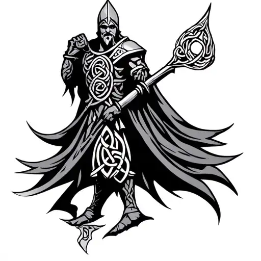 Celtic Knot Warrior