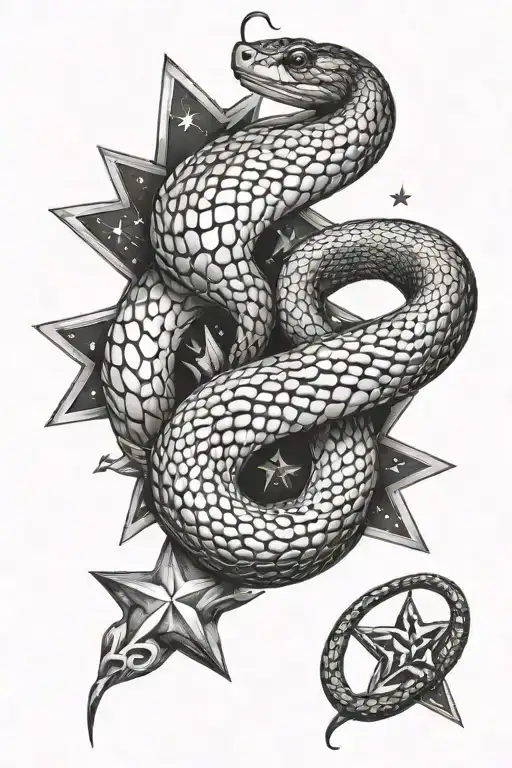 Snake And Stars Coming