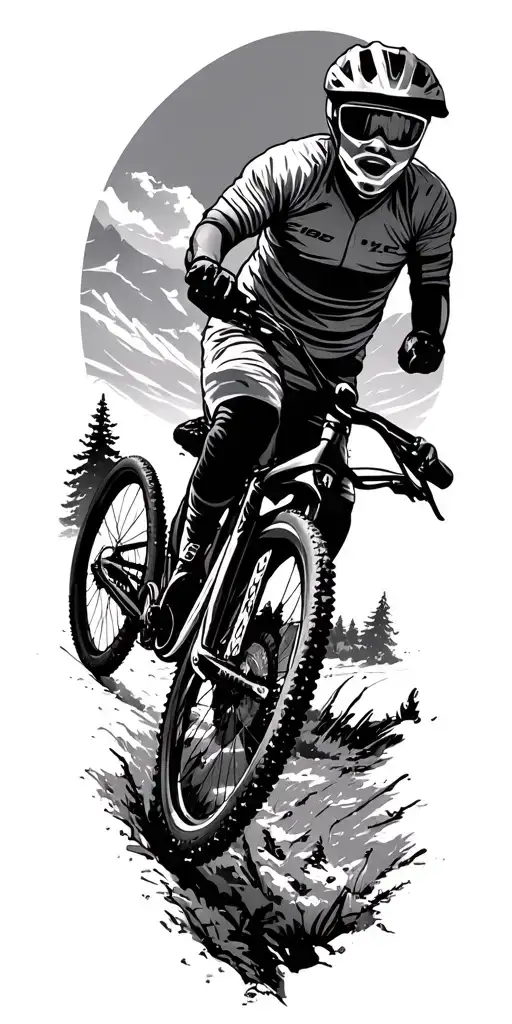 Mountain Bike Trail Winding