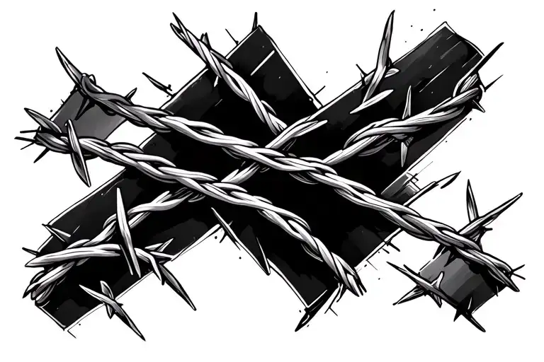 Broken Barbed Wire