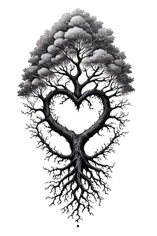 Tree Of Life Loveheart Roots