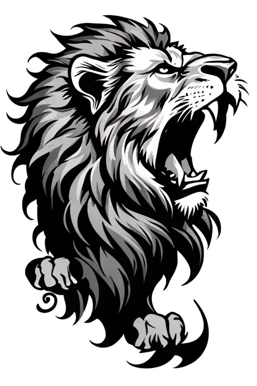 Lion Roaring Lion