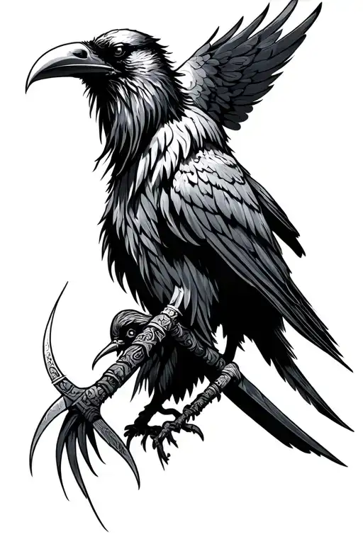 Viking Odin Ravens