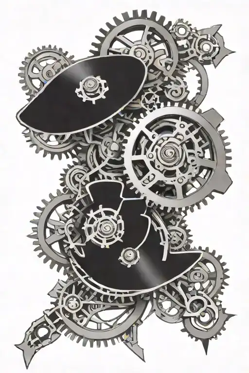 Clock Mechanism Intertwined