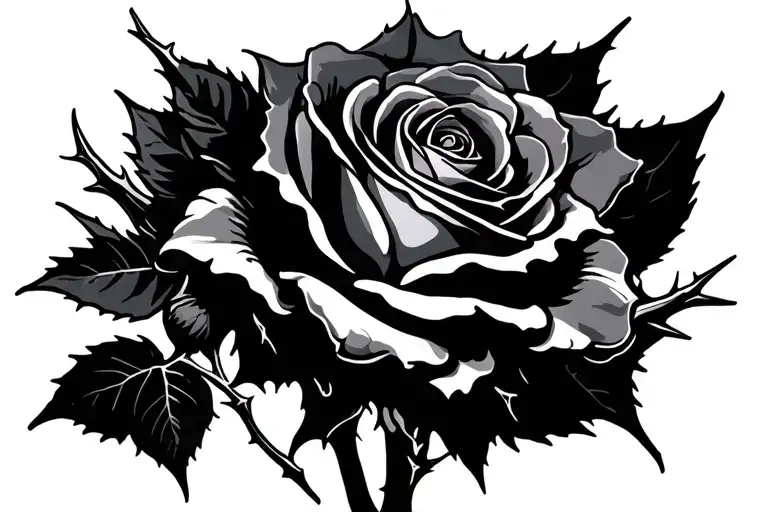 Rose With Thorns