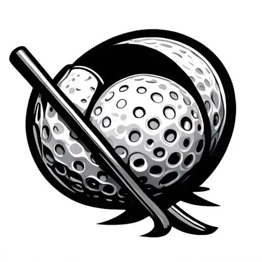 Minimalist Golf For Dad Memorial