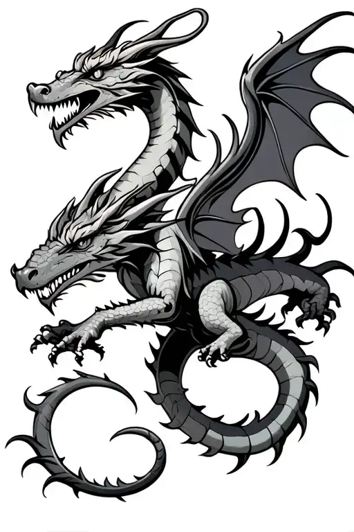 Dragon In And Out Of Skin