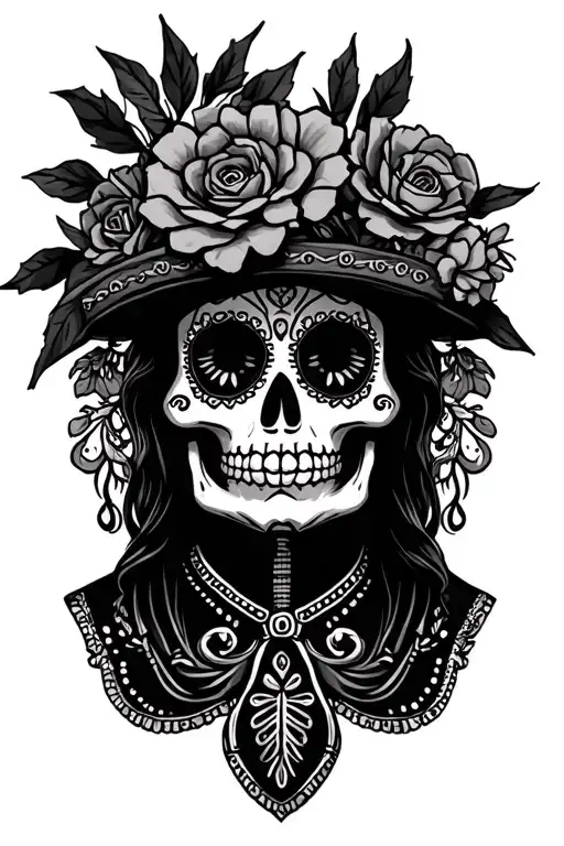 Day Of The Dead Mariachi Skeleton