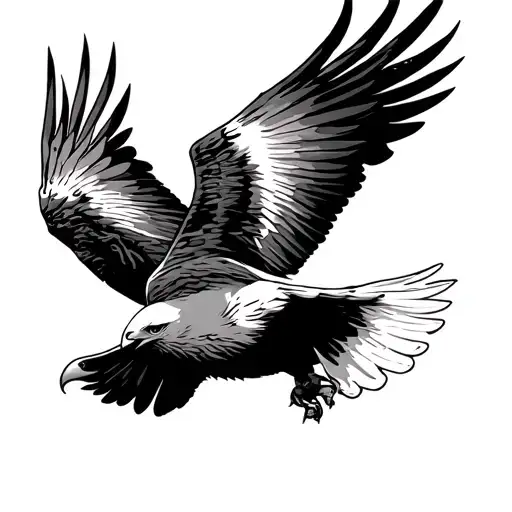 Eagle Soaring Overhead