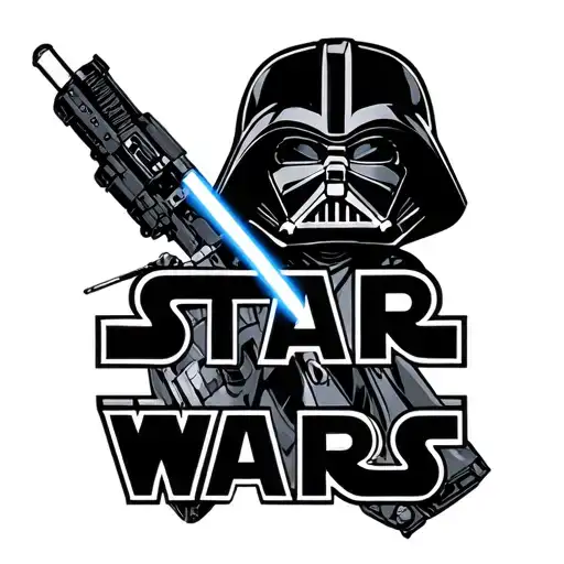 Girly Star Wars Logo Combined