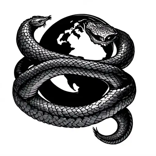 World Serpent In The Bracelet