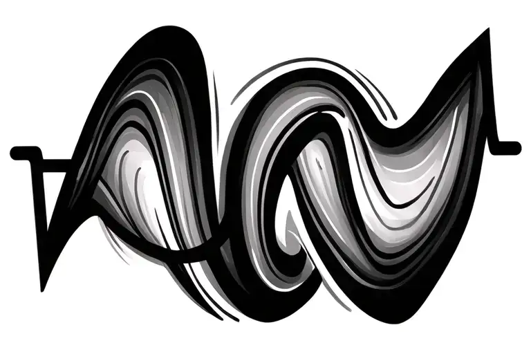 Wavy Heartbeat Line Forming