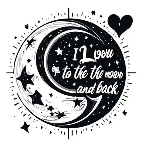 A Simplistic Design For Gamers To Say I Love You To The Moon And Back