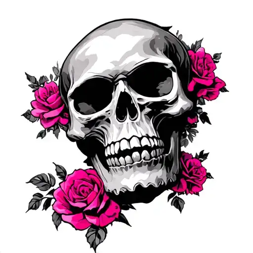 Pink Skull Of The
