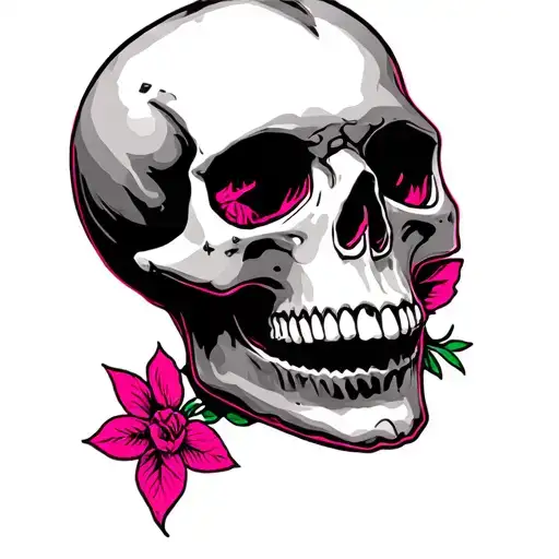 Pink Skull