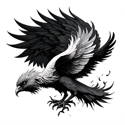 Pheonix Rising From Ashes Symbolizing Overcoming For Women