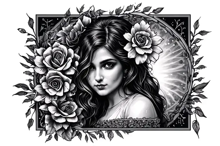 In Memory Of My Deceased Sister Tattoo Design Incorporating