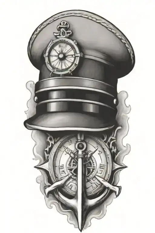 Anchor Clock Canadian Soldier Hat