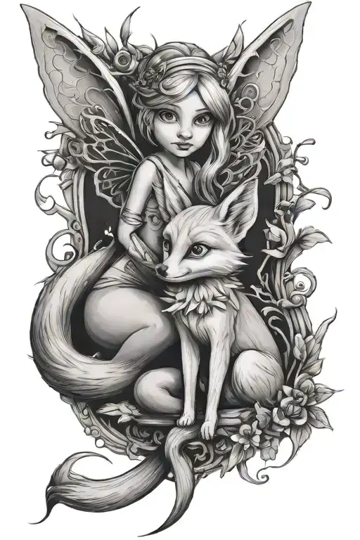 Tinkerbell And Fox