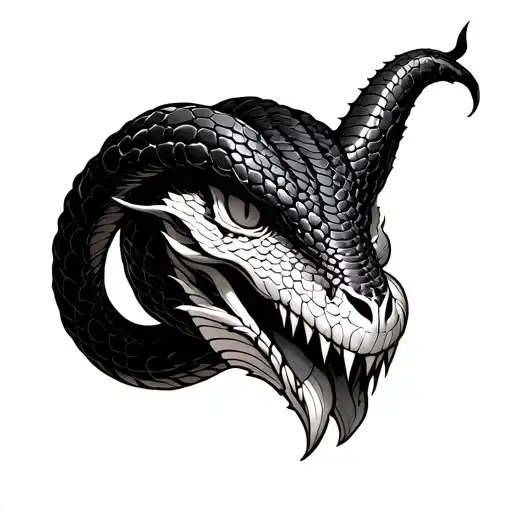 Maticore Stab Snake Devil Head Traditional Stylematicore Stab Snake Devil Head