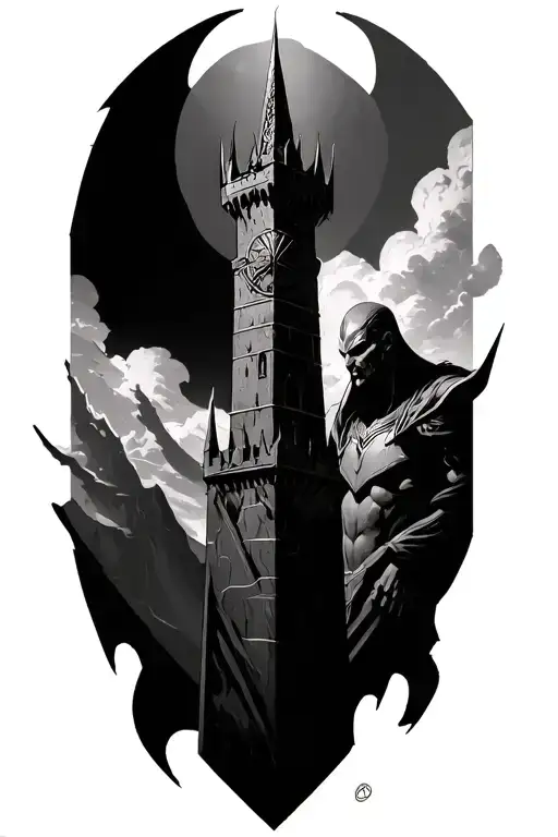 Tower Of Sauron And Vulcan