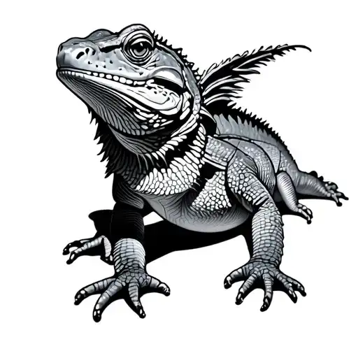 Orange Bearded Dragon