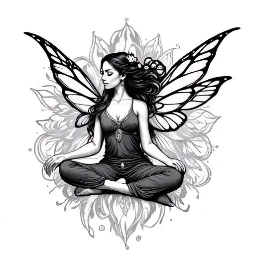 Yoga And Fairy