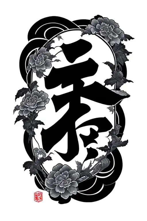 Kaizen Japanese Characters Combined