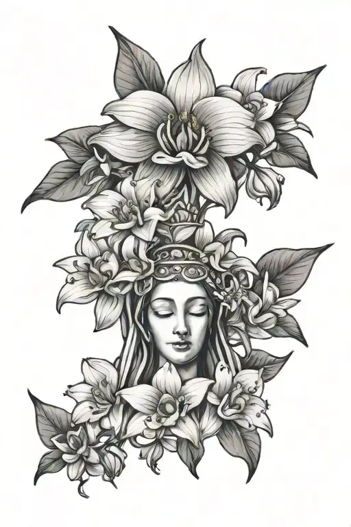 Virgin Mary Orchids And Vietnamese Words