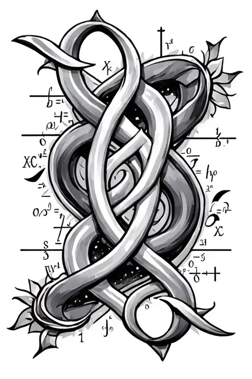 A Modern Interpretation Of A Religious Symbol Intertwined With A Mathematical Equation