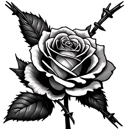 Barbed Wire Rose