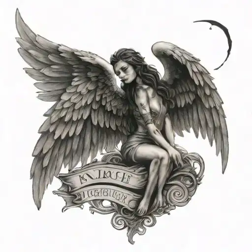 A Fallen Angel With Isaiah's Words As Wings