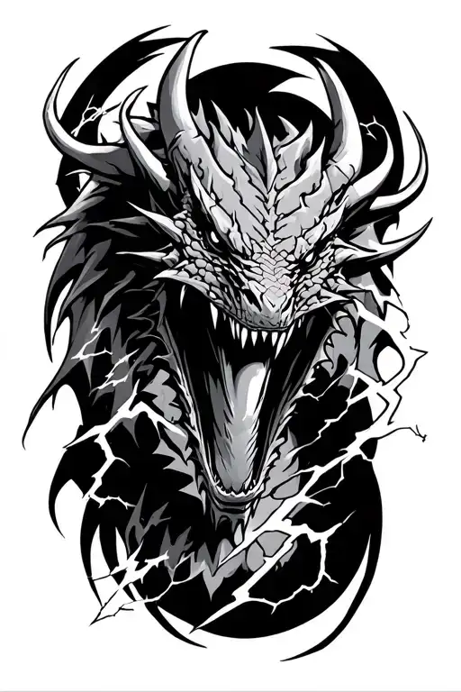 Lightning Going Throughout Wyvern