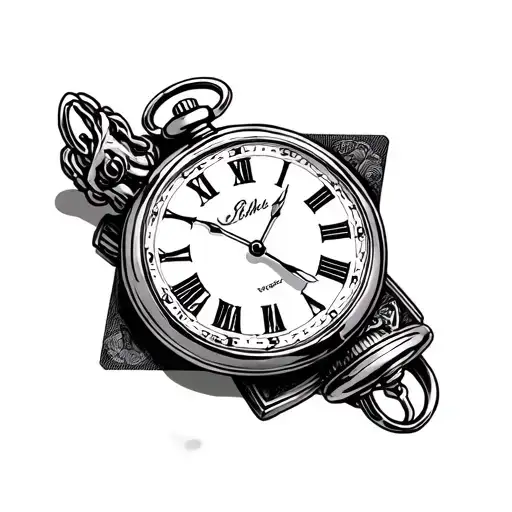 Paying Card And Pocket Watch