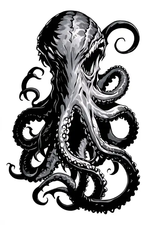 Kraken Wrapping Its Tentacles