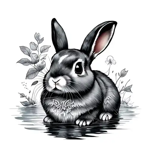 Traditional Style Water Bunny