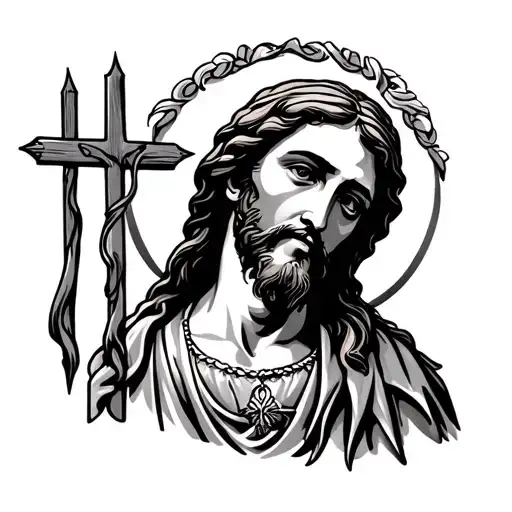 Cartoon Gay Jesus Christ